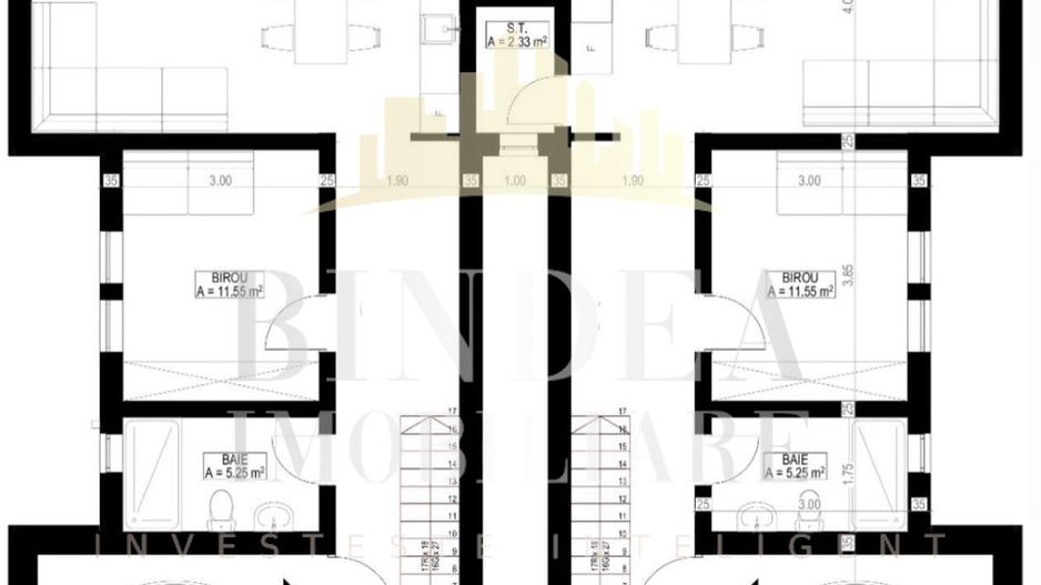 Duplex modern P+1, 110mp utili cu un teren de 310mp - Poză 2