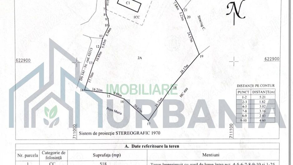Teren intravilan de vanzare in Comarna, 4200 mp, asfalt si curent la limita, 20 km de Iasi - Poză 4