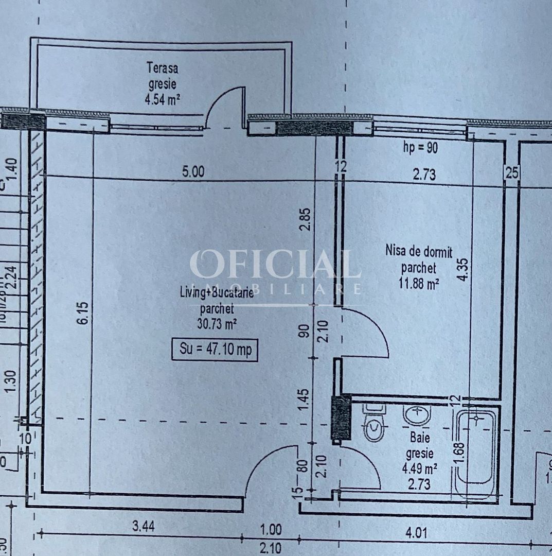 Apartament 2 camere | Finisat | 47 Mp | Parcare | Zona VIVO Decathlon - Poză 3