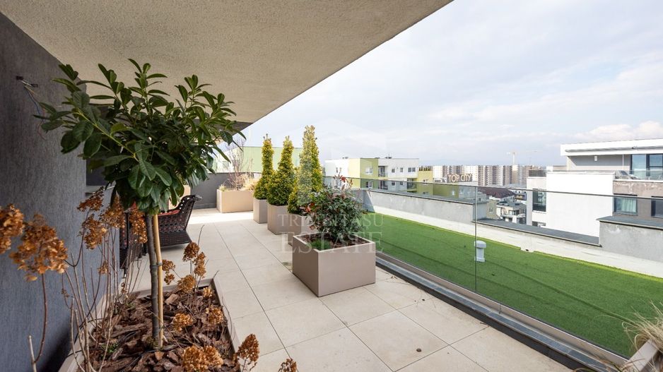 Coresi-Penthouse 3 camere +loc de parcare subteran 203mp - Poză 28