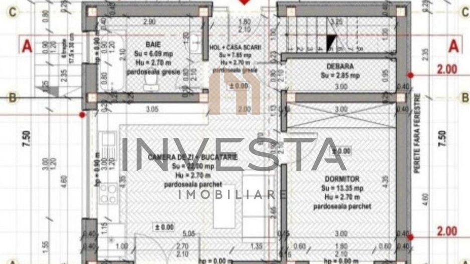 Casa individuala 4 camere zona Bazei Sportive Floresti - Schiță 3