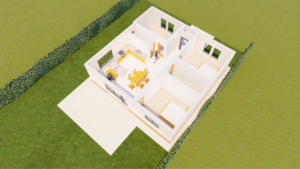 BRASADAS vinde casa NOUA 3 dormitoare 92mp MARTINESTI. - Poză 5