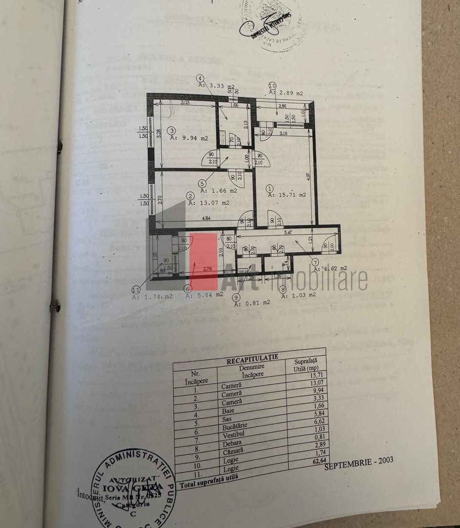 Vânzare apartament 3 camere Piața Progresu - Poză 4