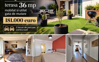 3 CAMERE CU TERASA/ MOBILAT GATA DE MUTARE - Poză 3