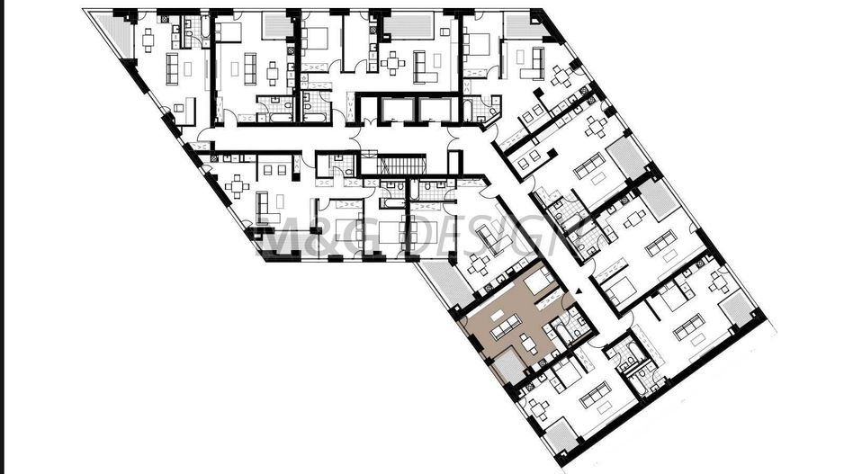 Apartament 1 camera bloc nou zona centrala - Poză 3
