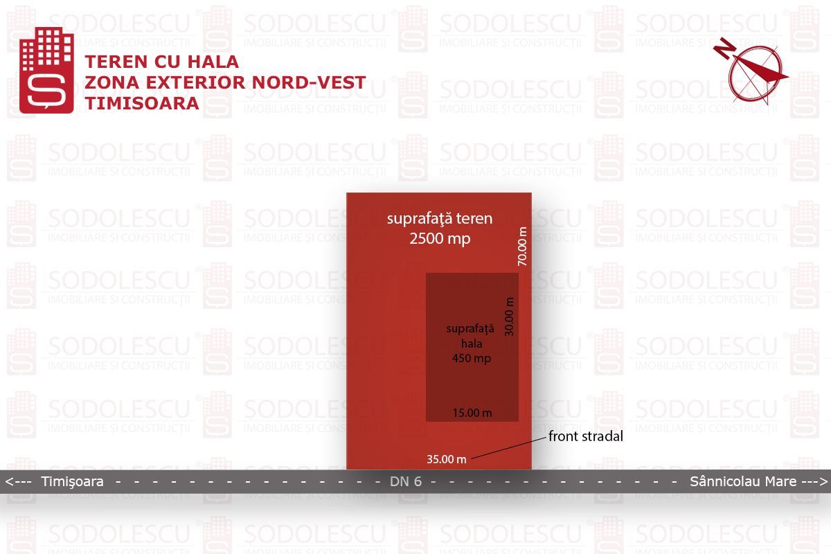 Spațiu industrial de 450 mp de vânzare - Schiță 3