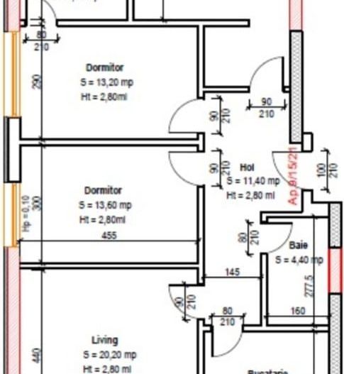 AP. 4CAM+3BAI IN BLOC P+3 / PROIECT PREMIUM -METROU N TECLU! - Poză 2