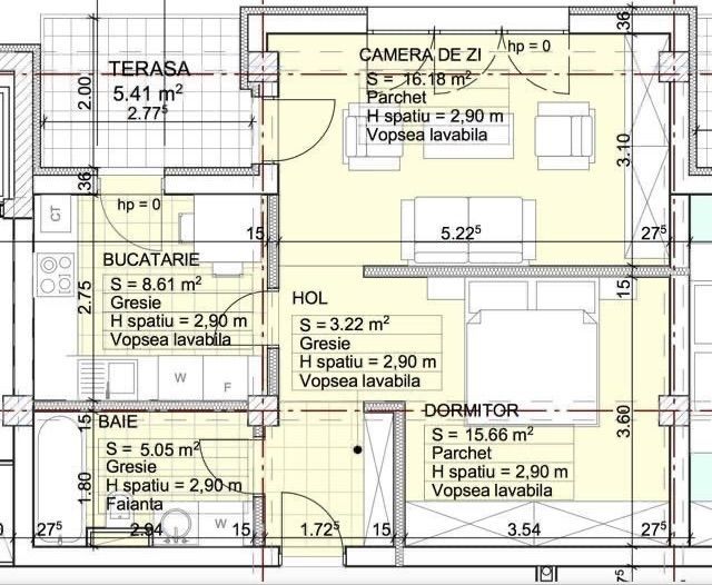 Studio cochet cu terasa– ideal pentru investiție,  Lipovei - Pădure - Poză 23