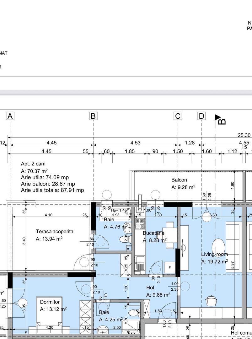 AP. 2 CAMERE CU TERASA, PRET OFERTA, BUCATARIE INCHISA, COMISION 0% - Poză 2