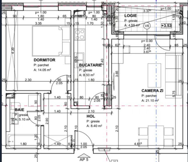 Apartament cu 2 camere, zona Andrei Muresanu. - Poză 1