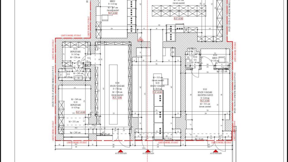 Spațiu comercial de închiriat 146 mp utili vitrină stradală zona Tineretului - Poză 11