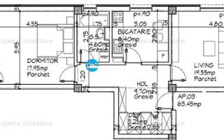 Apartament cu 2 camere/ 65mp/ zona Tatarasi - Poză 10