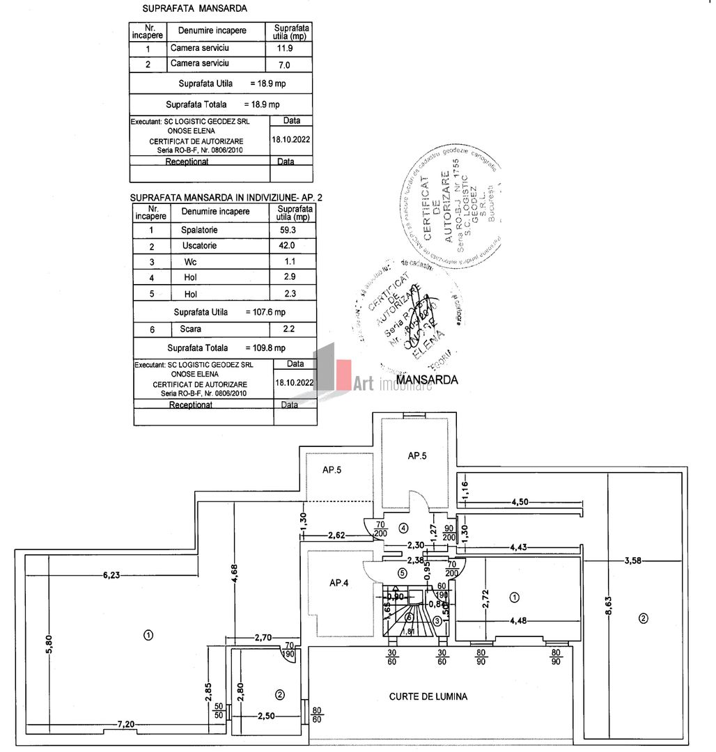 Apartament 3 camere in vila | Curte comuna | Zona Mosilor - Poză 3