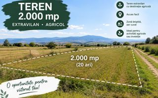 Teren extravilan de vânzare | Sibiu, Nord-Est | 2.000 mp - Poză 1