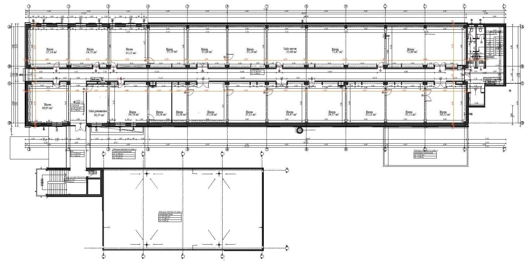 Cladire Birouri 3.420MP UTILI Teren 5.470MP Bulevardul Muncii 18 - Poză 6