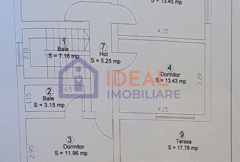 Casa Individuala Moderna cu 4 camere  si garaj, in Sura Mare - Schiță 17