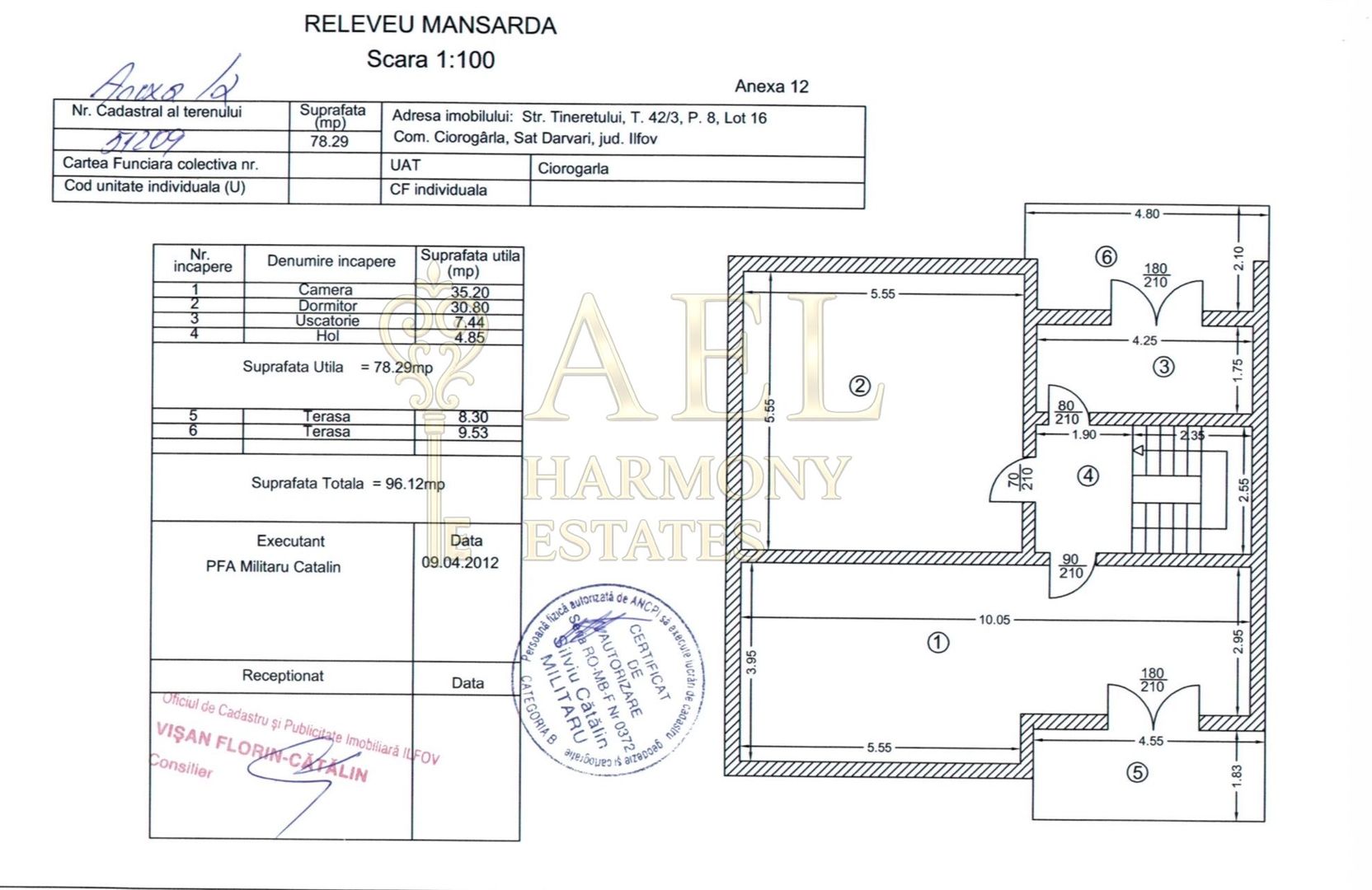 Vile *8 camere* // Ciorogarla - COMISION 0% - Schiță 38