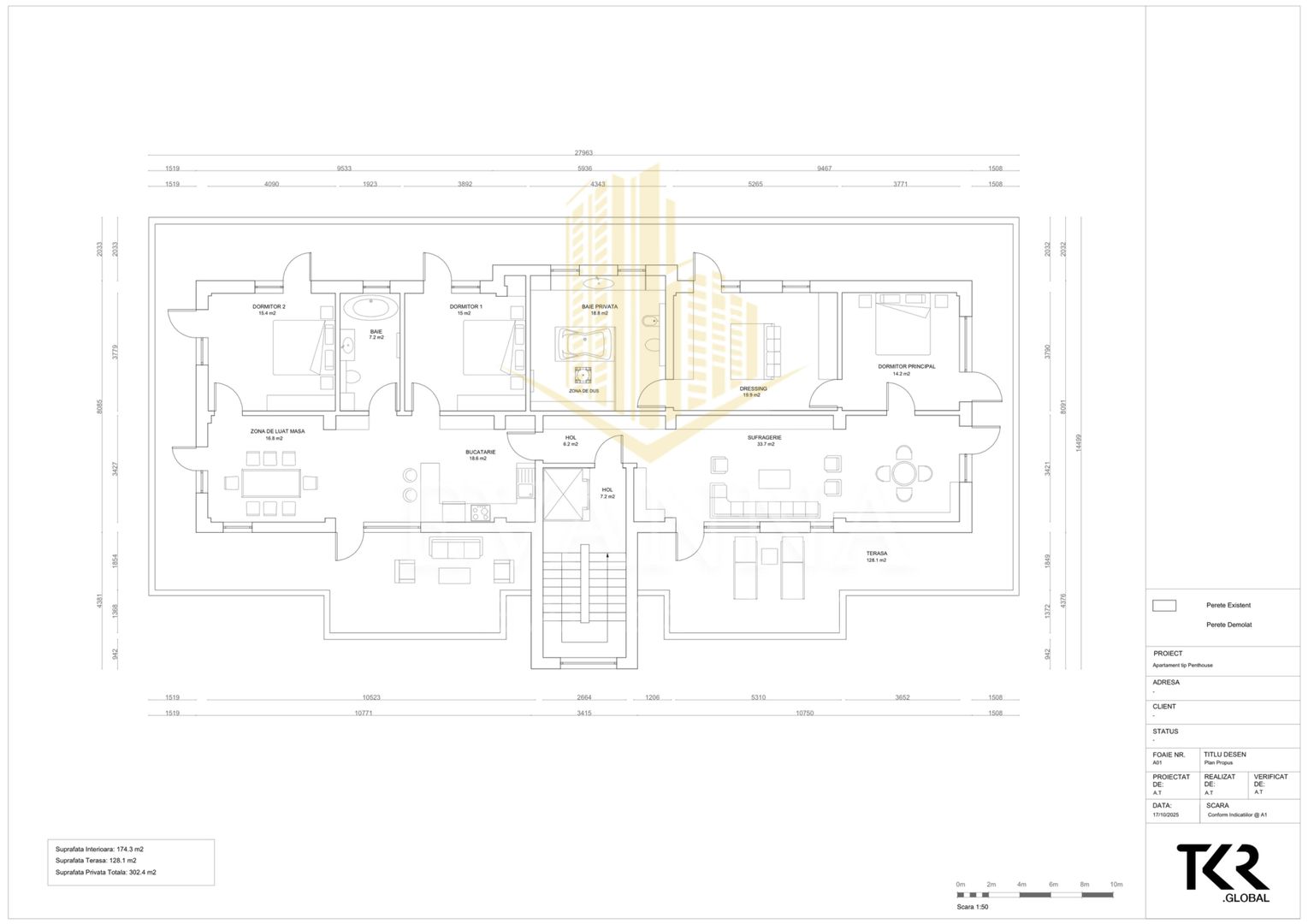 Penthouse unic cu priveliste panoramica , 2 terase   - Baia Sprie. - Poză 9