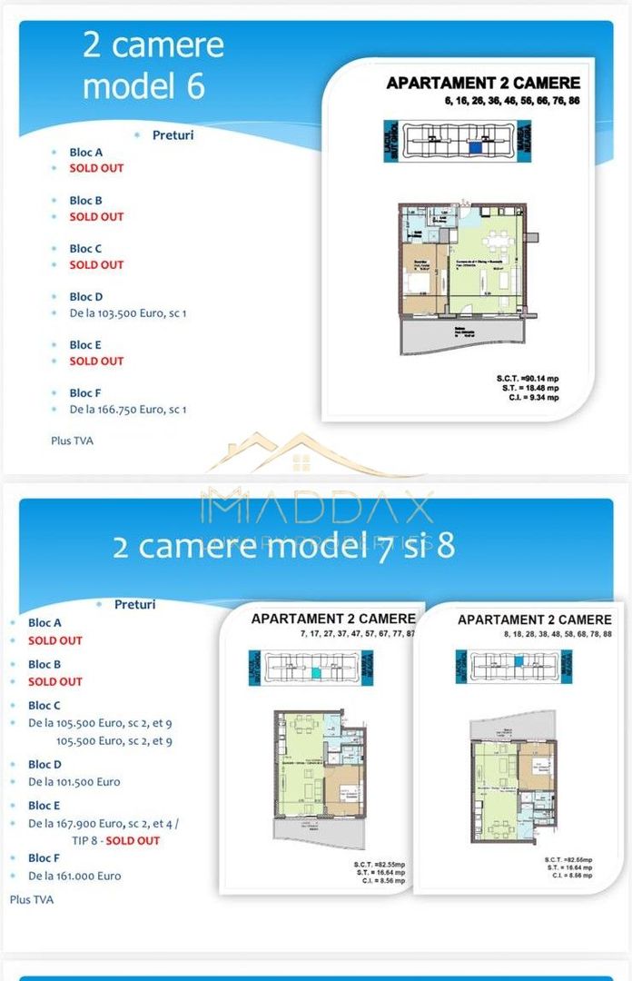 Apartament de vanzare 2 camere + 2 bai I Mamaia Nord I Malul Marii Negre - Poză 27