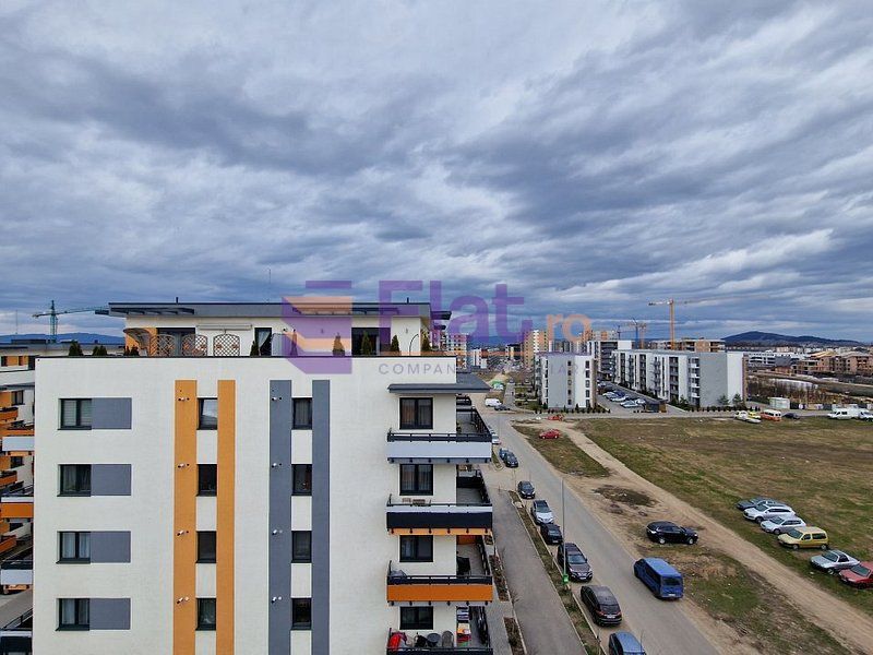 Penthouse de închiriat | 2 camere | Coresi – Tractorul | Terasă 50 mp - Poză 15