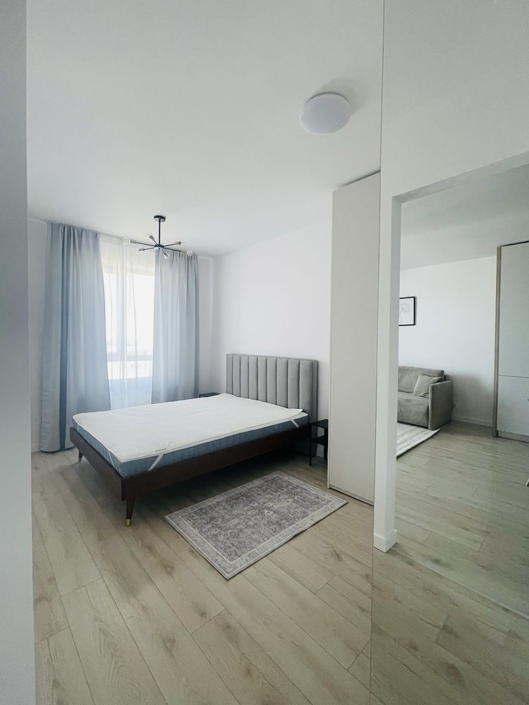 Închiriez apartament 2 camere, Băneasa, centrală,openspace, bloc nou - Poză 2