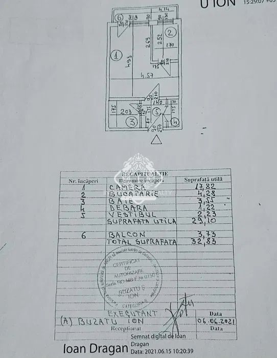 Rahova | Garsoniera | 33mp | dec | et 10 | 59.000 euro - Poză 8