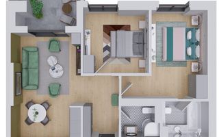 COMISION 0% - Apt 3 cam lux - Cortina North - martie 2025 PIPERA - Poză 2