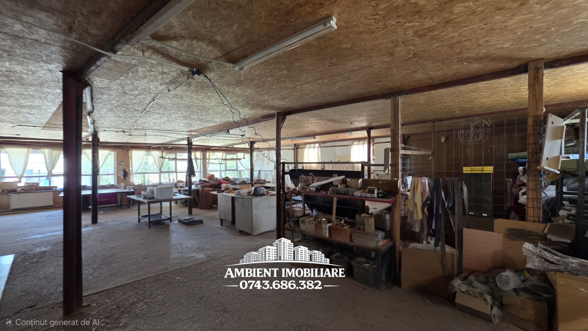 HALĂ PRODUCȚIE - ATELIER cu SC-578 mp, teren 716 mp, VASLUI - Str. Burebista; - Poză 9