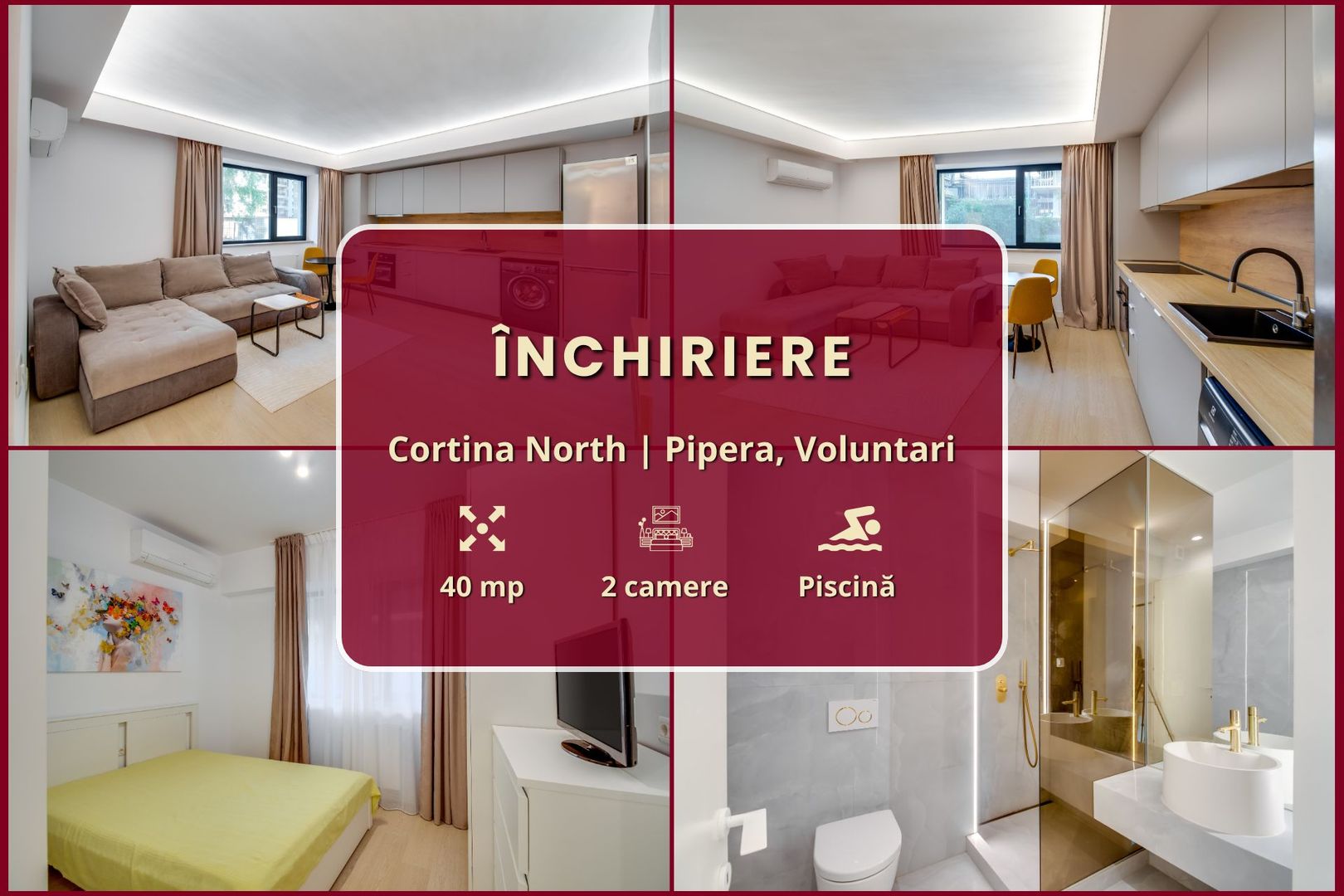 Cortina North || 2 Camere || Baie cu duș || Comision 0% - Poză 12