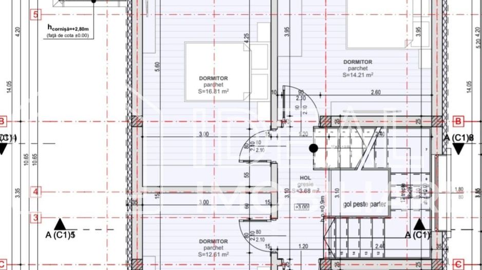 Casa Individuala Moderna cu 4 camere si 318 mp teren, in Selimbar - Schiță 8