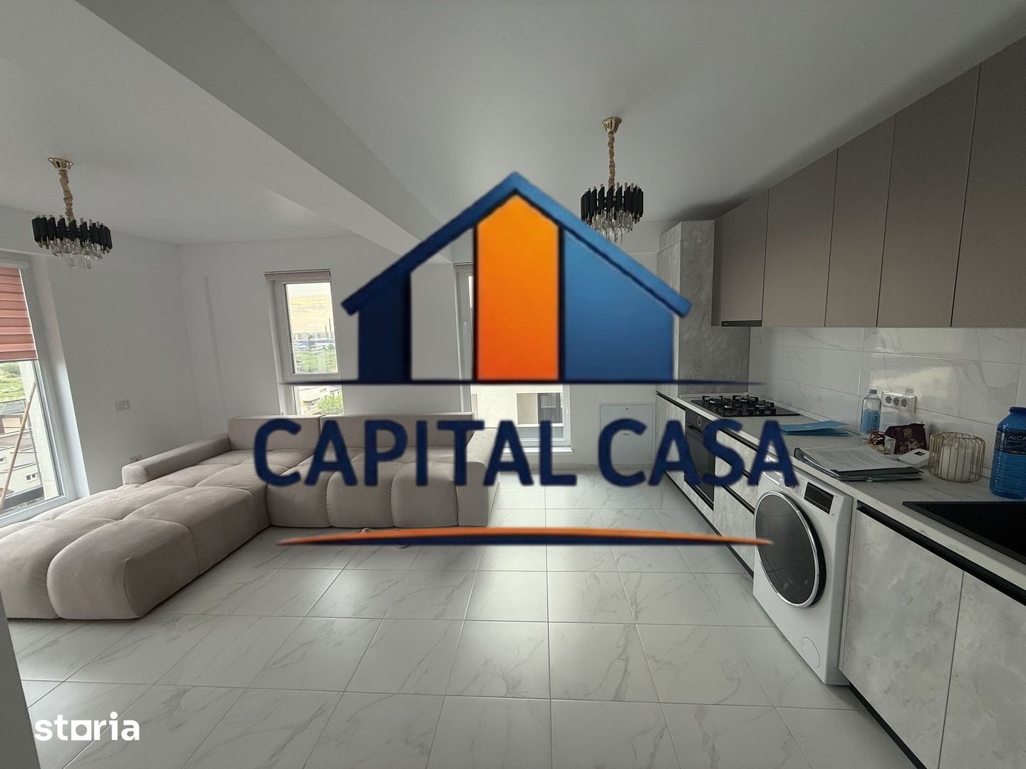 Apartamentu cu 2 camere , etaj 6/7, incalzire in pardoseala . - Poză 3