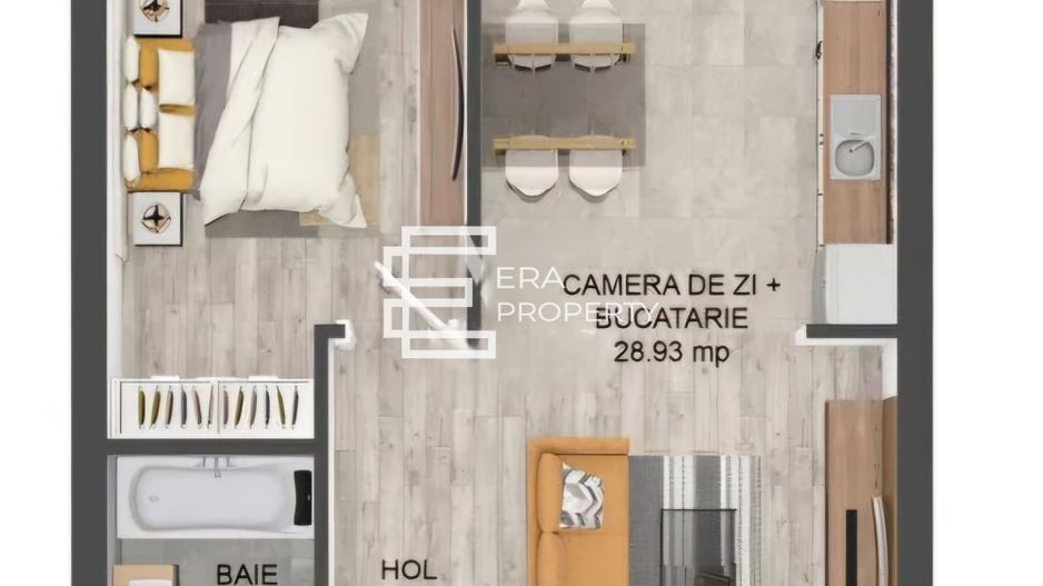 Apartament 2 camere-54 mp - boxa - Selimbar zona Brana - Schiță 8