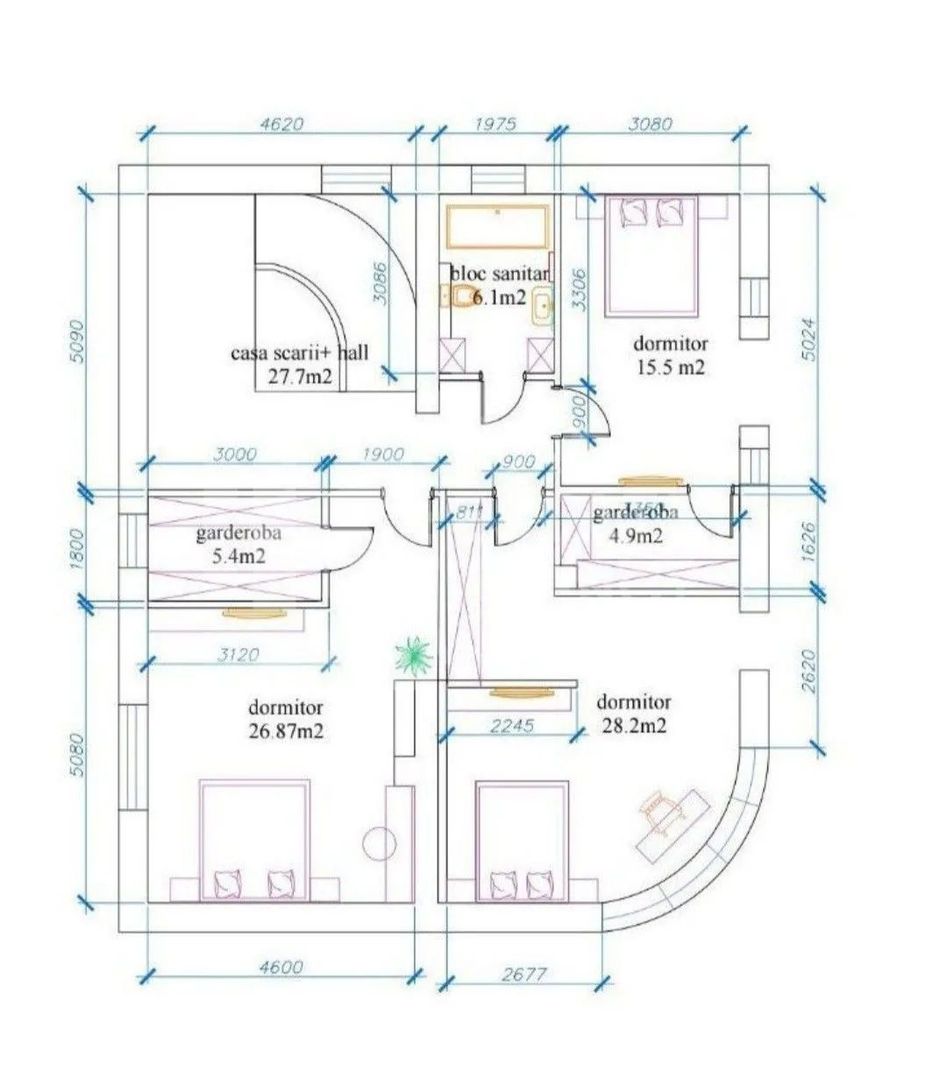 Vânzare, casă,  in 2 nivele, Poiana Domneasca. - Poză 5