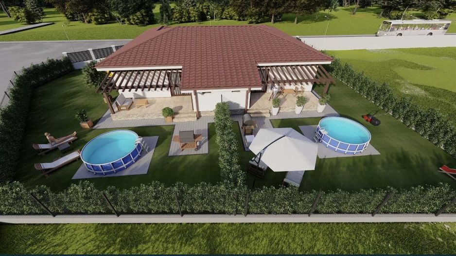 Casa, case semifinisate, la rosu, fundatie, complex rezodential Amati - Poză 3