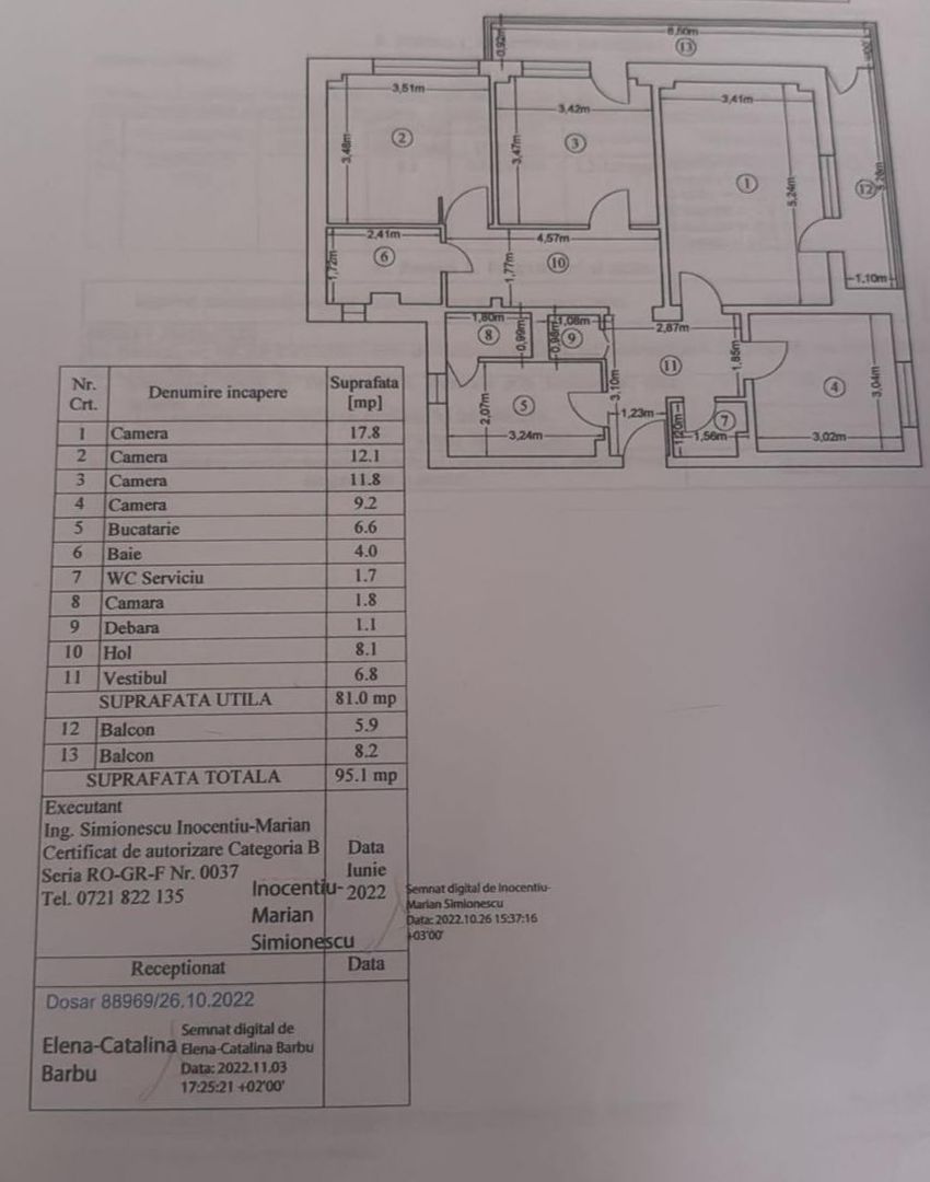 AP. 4 CAMERE SOS. PANTELIMON, MOBILAT/UTILAT, REABILITAT, COMISION 0% - Schiță 17