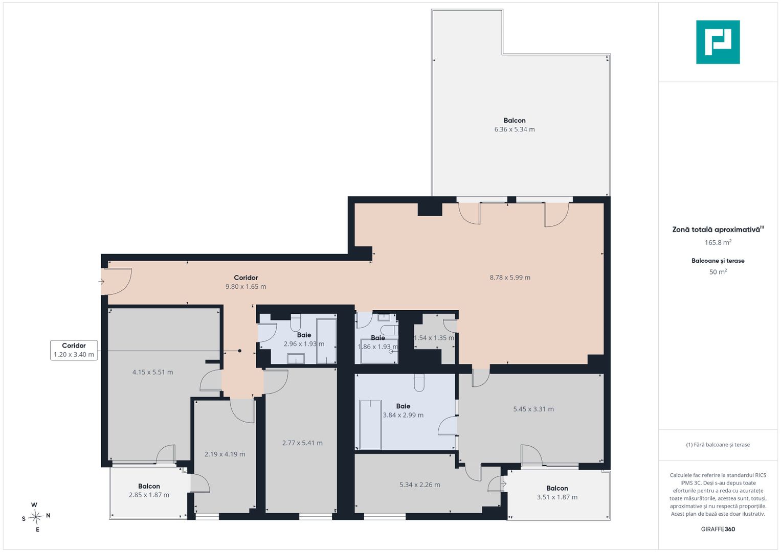 Penthouse 151 mp cu terasă – Victoria Residence - Poză 10