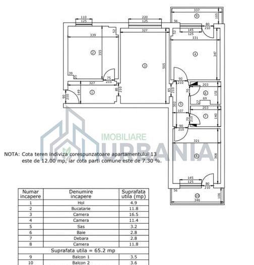 Apartament 3 camere, renovat, Podu Roș - Complex 1001 Articole, 10 minute de Palas - Poză 9