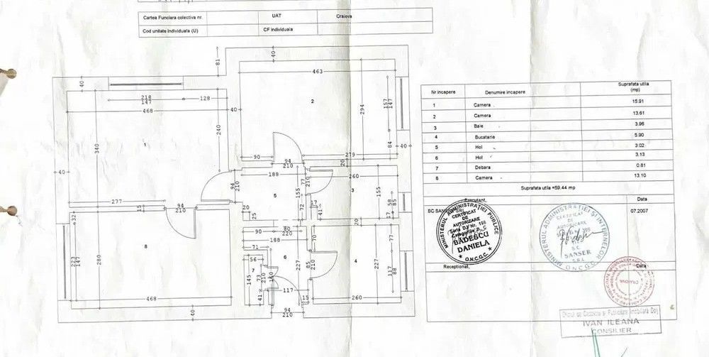 Apartament 3 camere Rovine - Poză 3