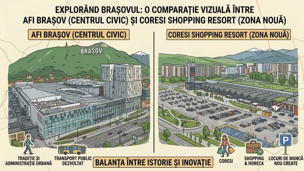 Centrul Civic vs. Zona Coresi 🏢