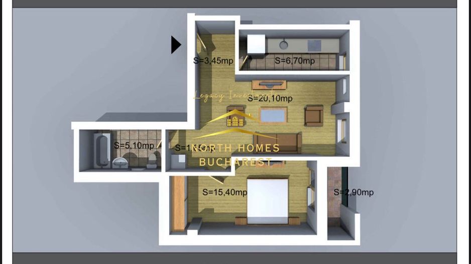 0 COMISION 2 Camere Colosseum Livrare Iulie 2024 - Poză 5