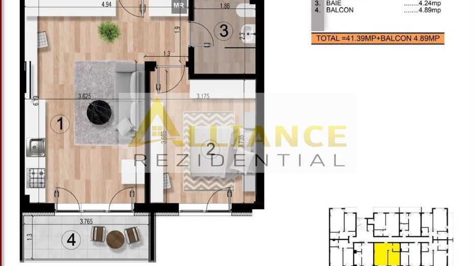 15 MINUTE METROU BERCENI - STUDIO - 86.000eur TVA INCLUS - Poză 7