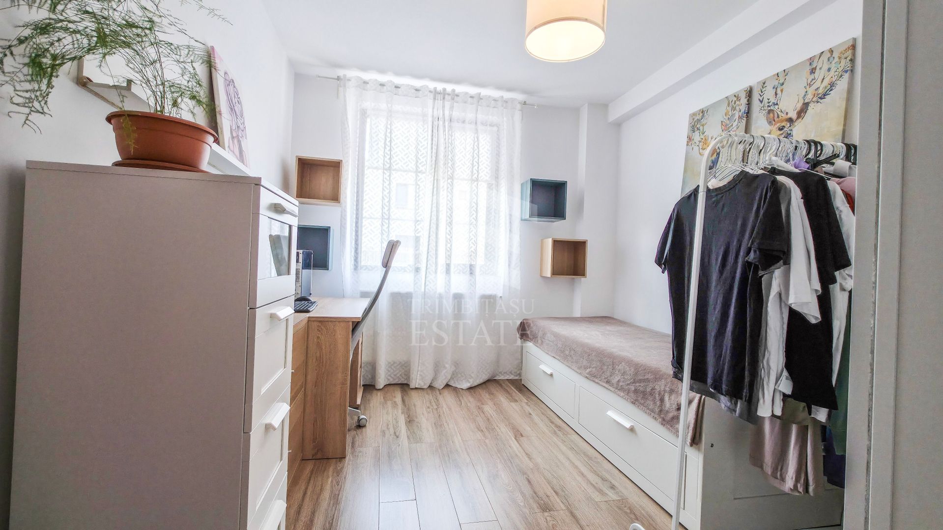Apartament 2 camere Bragadiru Alunului, mobilat, balcon 15mp, parcare - Poză 5