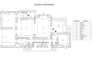 INCHIRIERE PARTER VILA | AVIATORILOR | 113MP | CURTE 110 MP | RENOVAT - Schiță 16