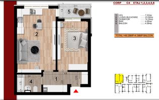 2cam studio mutare imed, 15min metrou Leonida/Berceni