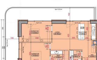 Apartament cu vedere panoramică superbă, etaj 14 – parcare  inclusă corp A - Poză 5