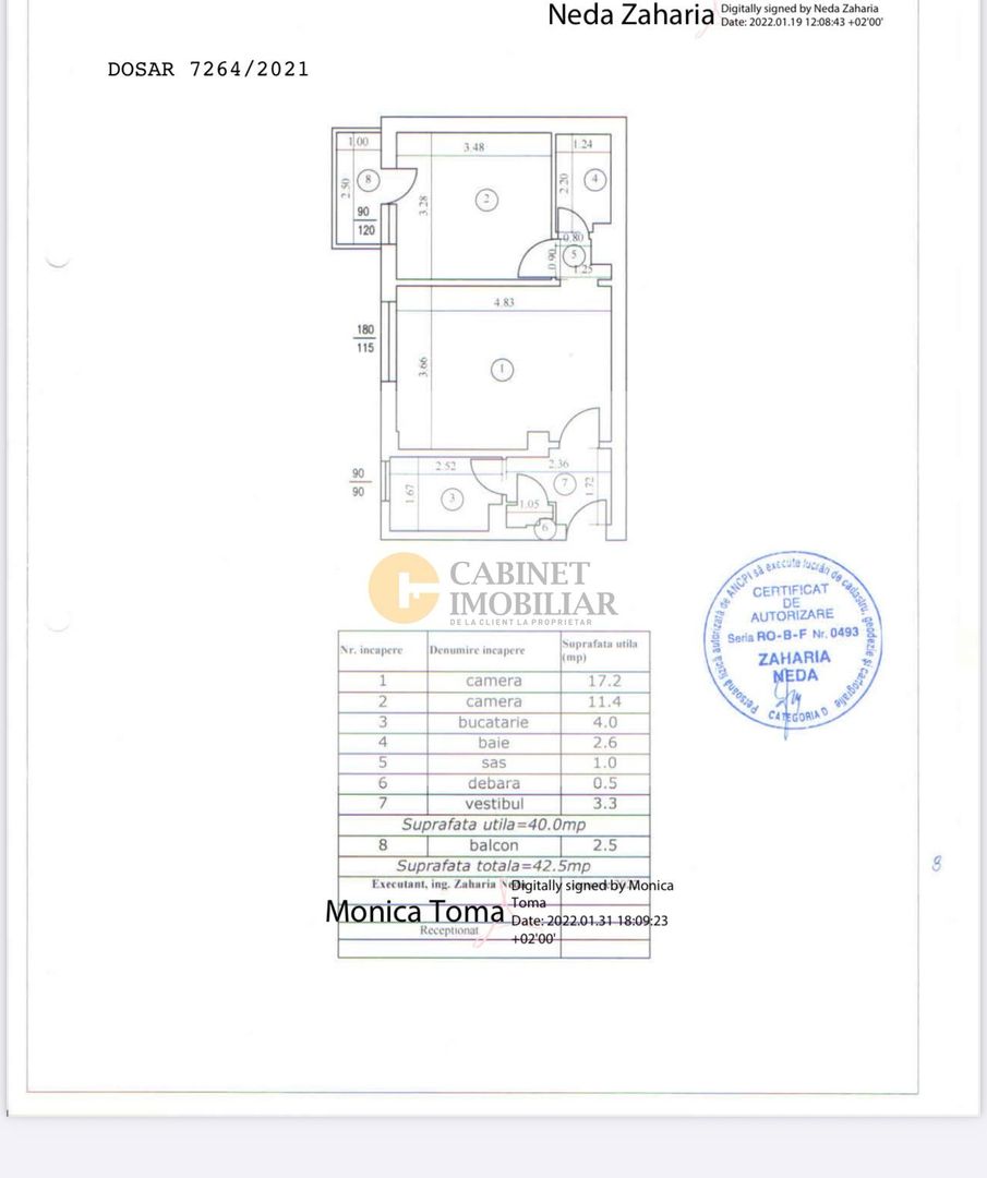 2 camere | Fac de Drept - Mihail Kogalniceanu | Etaj intermediar - Poză 11