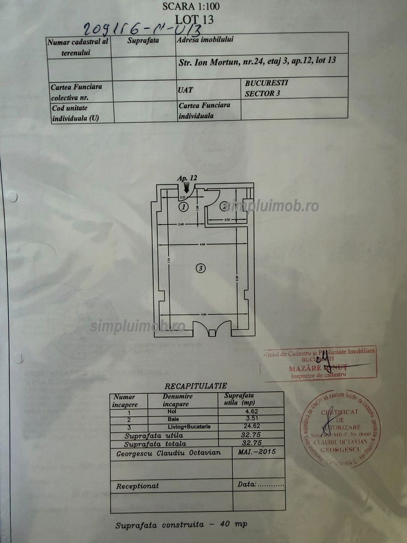 Garsoniera Mobilata Zona Dristor 33mp - Poză 11