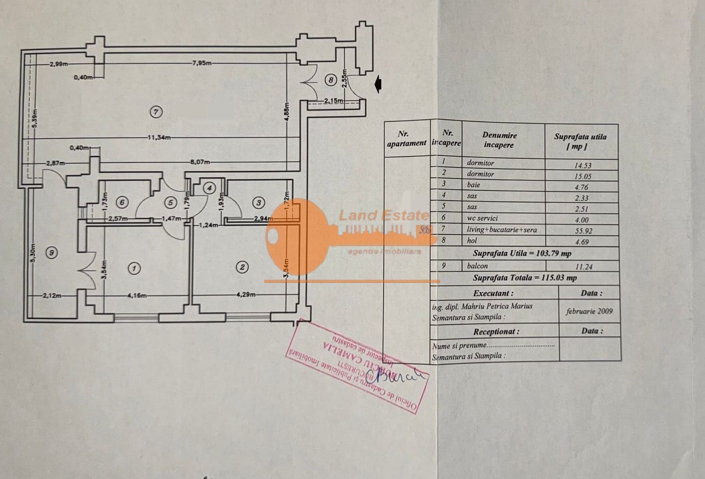 3 camere Orhideea Gardens ( parcare-boxa ) - Poză 14