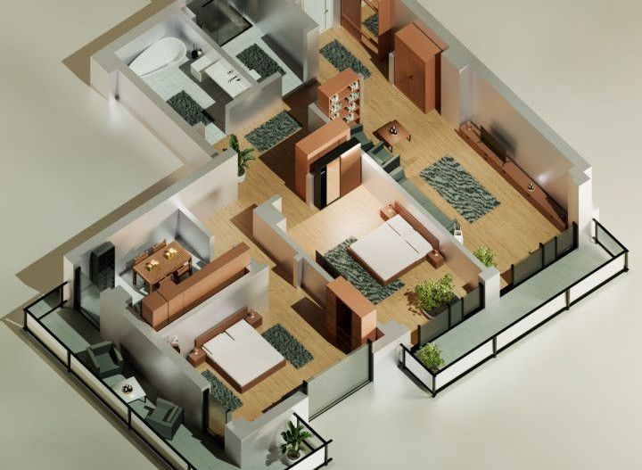 Tomis Nord/Carrefour - Vanzare apartament cu 3 camere, bloc nou. - Poză 6