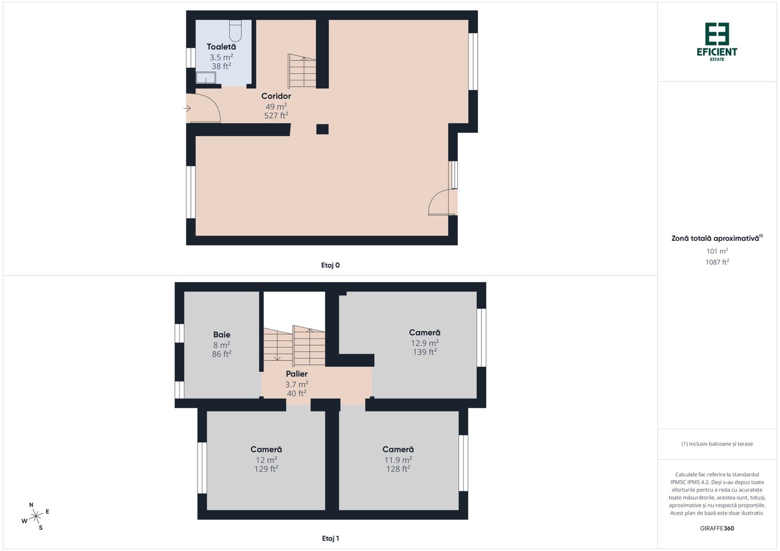 Duplex nou 4 camere și 400 mp teren - Zona Moșnița Veche - Timișoara - Poză 25